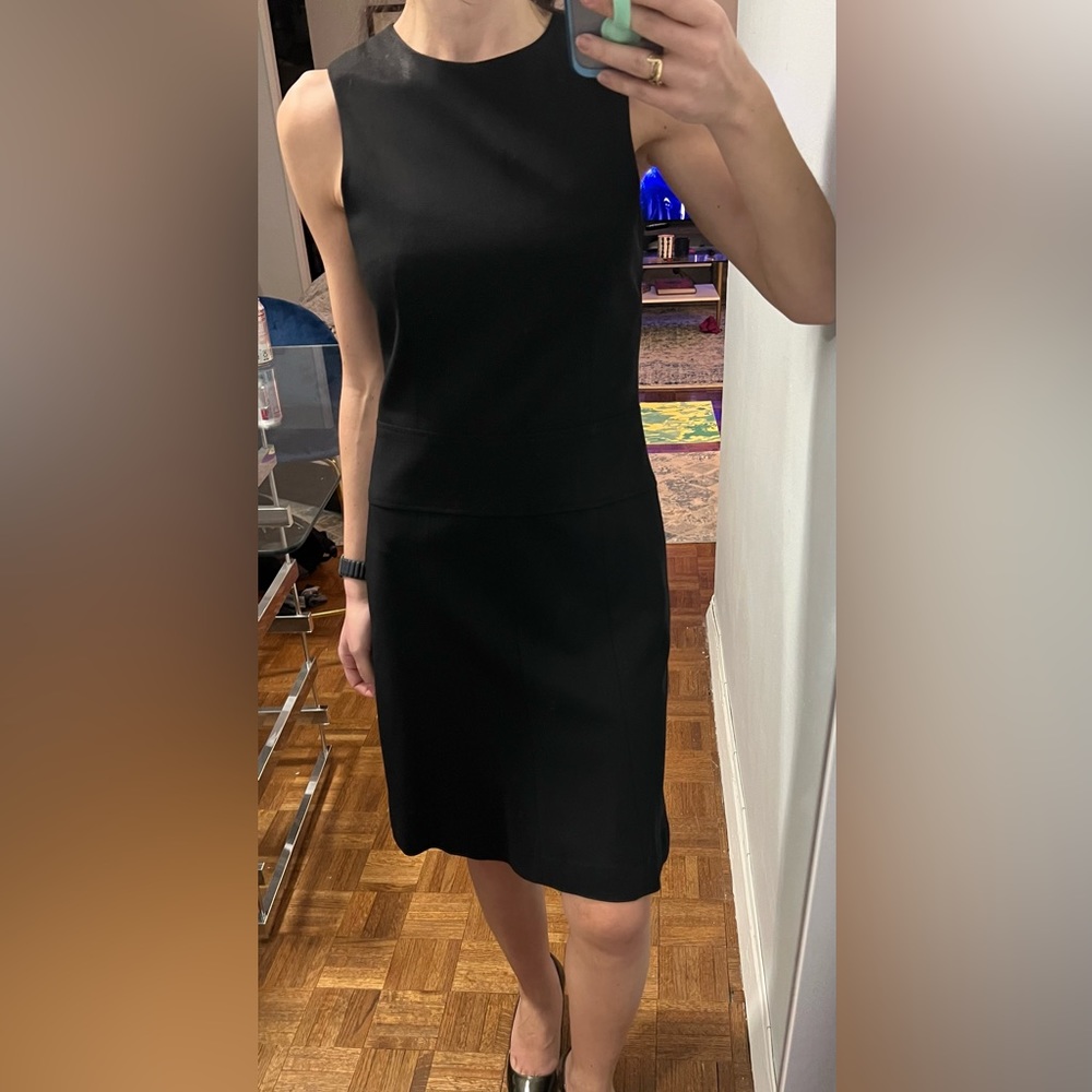 Black Theory Wool Lightweight Office Dress